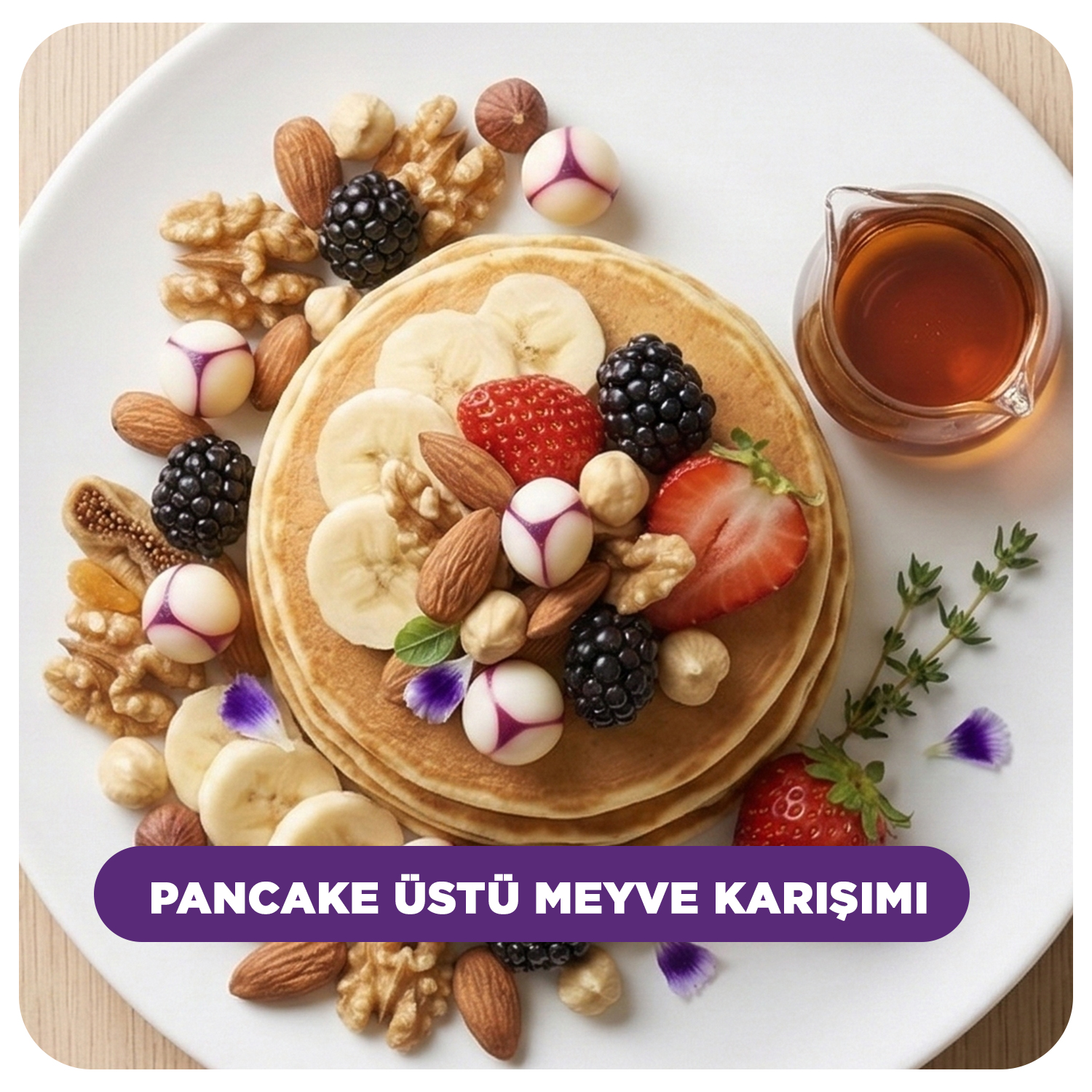 Pancake Üstü Karışım