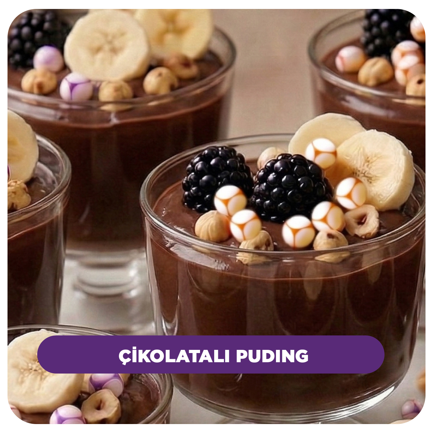 Çikolatalı Puding