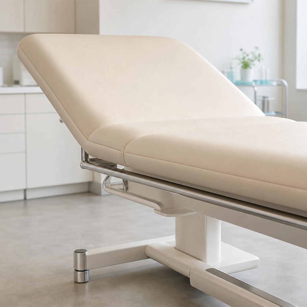 Examination tables and treatment units